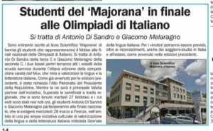 olimpiadi di italiano 2018