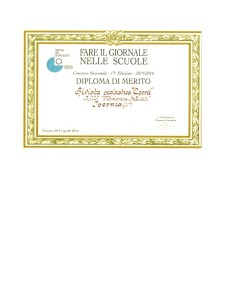 Diploma di Merito - Fare il Giornale